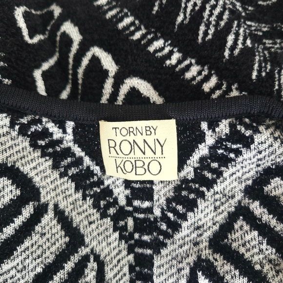 Torn By Ronny Kobo Vivienne Y2K Jacquard  Knit Mini Dress - Picture 4 of 11
